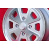 1 wheel Babyfuchs 5.5x15 4x130 Porsche Volkswagen Beetle 67- Karmann Ghia 67- Type 3 411 412 silver/diamond cut