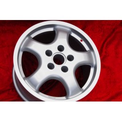 1 cerchio Cup 7.5x17 5x130 Porsche Audi 944 1987- 944S 944S2 968 928 964 993 996 Boxster 986 Audi RS2 silver