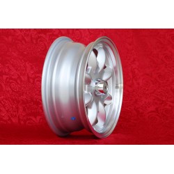 1 cerchio Minilite 5.5x13 3x130 Renault R4 R5 R6 silver/diamond cut