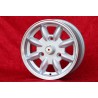 1 cerchio Minilite 5.5x13 3x130 Renault R4 R5 R6 silver/diamond cut