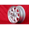 1 cerchio Minilite 5.5x13 3x130 Renault R4 R5 R6 silver/diamond cut