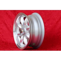 1 cerchio Minilite 5.5x13 3x130 Renault R4 R5 R6 silver/diamond cut