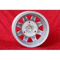 1 cerchio Minilite 5.5x13 3x130 Renault R4 R5 R6 silver/diamond cut