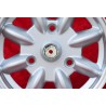 1 cerchio Minilite 5.5x13 3x130 Renault R4 R5 R6 silver/diamond cut