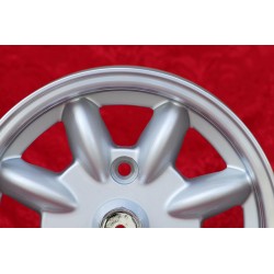 1 cerchio Minilite 5.5x13 3x130 Renault R4 R5 R6 silver/diamond cut