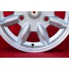 1 cerchio Minilite 5.5x13 3x130 Renault R4 R5 R6 silver/diamond cut