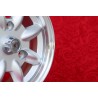 1 cerchio Minilite 5.5x13 3x130 Renault R4 R5 R6 silver/diamond cut