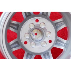 1 jante Minilite 5.5x13 3x130 Renault R4 R5 R6 silver/diamond cut