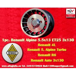 1 wheel Alpine 5.5x13 3x130...