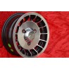 1 cerchio Alpine 5.5x13 3x130 Renault R4 R5 R6 matt black/diamond cut