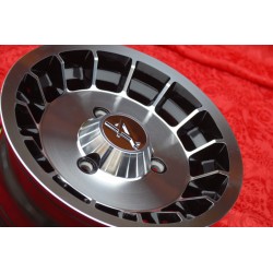 1 wheel Alpine 5.5x13 3x130 Renault R4 R5 R6 matt black/diamond cut