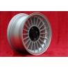 1 wheel Alpina 8x16 5x120 BMW serie 5 E12 E28 E34 serie 6 E24 serie 7 E23 E32 E3 E9 silver/black