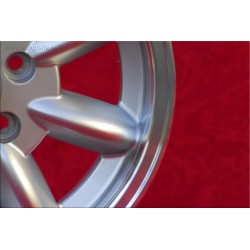 1 Felge Minilite 5.5x15 5x108 Volvo serie 100 200 700 900 silver/diamond cut