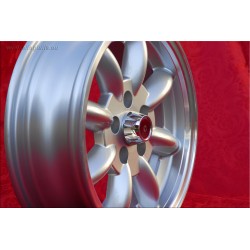 1 cerchio Minilite 5.5x15 5x108 Volvo serie 100 200 700 900 silver/diamond cut