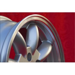 1 jante Minilite 5.5x15 5x108 Volvo serie 100 200 700 900 silver/diamond cut