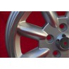 4 cerchi Minilite 5.5x15 5x108 Volvo serie 100 200 700 900 silver/diamond cut