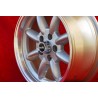 1 wheel Minilite 7x15 5x108 Volvo serie 100 200 700 900 silver/diamond cut