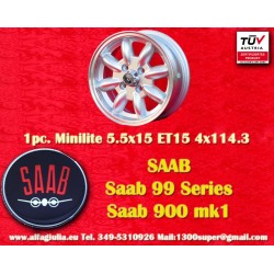 1 wheel Minilite 5.5x15...