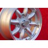 1 wheel Minilite 5.5x13 4x130 Skoda MB1000 MB1100 105 110 120 130 silver/diamond cut