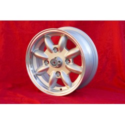 1 wheel Minilite 5.5x13 4x130 Skoda MB1000 MB1100 105 110 120 130 silver/diamond cut