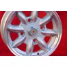 1 cerchio Minilite 5.5x13 4x130 Skoda MB1000 MB1100 105 110 120 130 silver/diamond cut