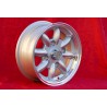 1 Felge Minilite 5.5x13 4x130 Skoda MB1000 MB1100 105 110 120 130 silver/diamond cut