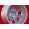 1 cerchio Minilite 5.5x13 4x130 Skoda MB1000 MB1100 105 110 120 130 silver/diamond cut