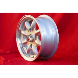 4 wheels Minilite 5.5x13 4x130 Skoda MB1000 MB1100 105 110 120 130 silver/diamond cut