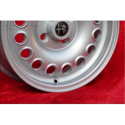 1 cerchio Campagnolo 6x15 4x108 Alfa Romeo Giulia 105 Berlina Coupe Spider GT GTA GTC silver