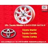 1 cerchio Minilite 5.5x13 4x114.3 Datsun Austin Toyota 120 140 160 180 Toyota Corolla Starlet Carina Austin 1100 1300 13