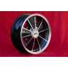 1 wheel BRM 5.5x15 5x205 Volkswagen Beetle Kafer Maggiolino T1 T2a Typ3 Karmann Ghia black/diamond cut