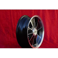 1 wheel BRM 5.5x15 5x205 Volkswagen Beetle Kafer Maggiolino T1 T2a Typ3 Karmann Ghia black/diamond cut