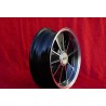 1 cerchio BRM 5.5x15 5x205 Volkswagen Beetle Kafer Maggiolino T1 T2a Typ3 Karmann Ghia black/diamond cut