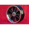 1 cerchio BRM 5.5x15 5x205 Volkswagen Beetle Kafer Maggiolino T1 T2a Typ3 Karmann Ghia black/diamond cut