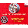 1 wheel EMPI 5.5x15 5x205 Volkswagen Beetle Kafer Maggiolino T1 T2a Typ3 Karmann Ghia silver/diamond cut