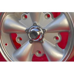 1 wheel EMPI 5.5x15 5x205 Volkswagen Beetle Kafer Maggiolino T1 T2a Typ3 Karmann Ghia silver/diamond cut