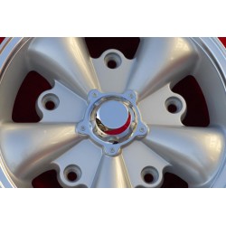 1 wheel EMPI 5.5x15 5x205 Volkswagen Beetle Kafer Maggiolino T1 T2a Typ3 Karmann Ghia silver/diamond cut