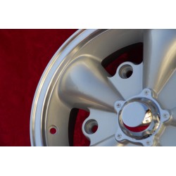 1 wheel EMPI 5.5x15 5x205 Volkswagen Beetle Kafer Maggiolino T1 T2a Typ3 Karmann Ghia silver/diamond cut