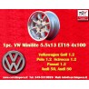 1 Felge Minilite 5.5x13 4x100 BMW Opel Volkswagen  1502 1602 1802 2002 tii 3 E21 Kadett B-C Manta Ascona A-B GT Olympia 