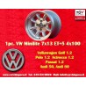 1 cerchio Minilite 7x13 4x100 BMW Opel Volkswagen  1502 1602 1802 2002 tii 3 E21 Kadett B-C Manta Ascona A-B GT Olympia 